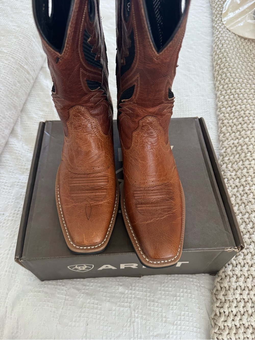 Ariat Men's Tan/Brown Western Cowboy Boots